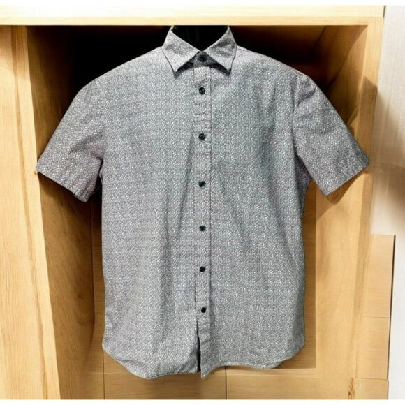 Michael Kors Men's Classic Fit SS Casual Shirt Large - Picture 1 of 5